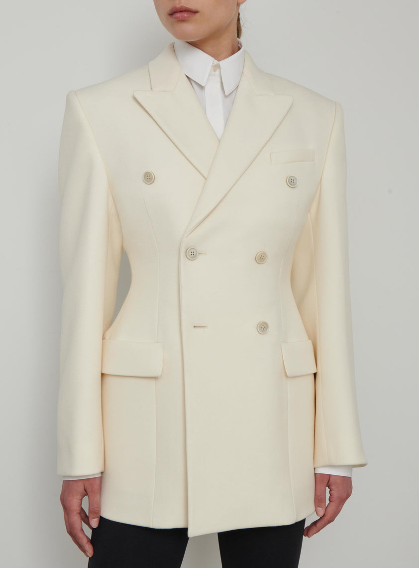 Double Breasted Contour Blazer